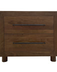 Jaxon - 2 Drawer Nightstand - Cocoa Brown