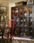 Sanctuary - 2-Door Thin Display Cabinet - Ebony