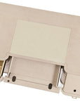 Home Office - Knee-Hole Desk - Polished Limestone