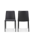 Nora - Vegan Leather Dining Chair (Set of 2) - Black