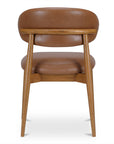 Ellie - Leather Dining Chair - Brown