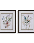 Delicate Flowers - Framed Prints (Set of 2)