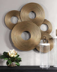 Ahmet - Rings Wall Decor - Gold