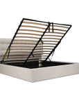 Sebastion - King Storage Bed - Cream