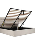 Sebastion - King Storage Bed - Cream