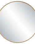 Junius - Large Round Mirror - Gold