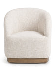 Diah - Swivel Accent Chair - Toasted Linen