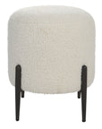 Arles - Shearling Brass Ottoman