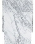 Melange - Georgie Side Table - Pearl Silver