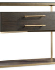 Curata - 1-Drawer Nightstand - Dark Brown