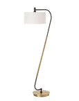 Irwin - Floor Lamp - Curved Brass