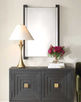Cunene - Industrial Wall Mirror - Black