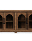 Zion - Wood 4 Door Cabinet - Natural