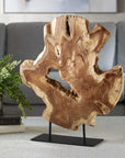 Bahati Wood - Sculpture - Natural