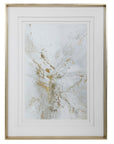 Pathos - Framed Abstract Print - Gold
