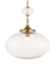 Bellaire - 1 Light Glass Shade Pendant - Gold