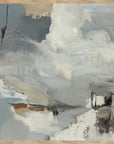 Wake - 48" x 72" Painting By Buddy Whitlock - Blue