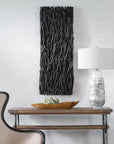 Gathered Teak - Wood Wall Decor - Black