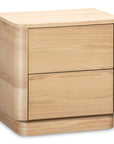 Round Off - Tall Nightstand - Light Brown