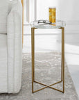 Star-Crossed - Glass Accent Table - Gold