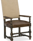 Hill Country - Comfort Upholstered Arm Chair (Set of 2) - Light Brown / Dark Brown