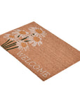 Doormats - Daisy Welcome Doormat - Ivory Multi / Natural