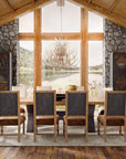 Big Sky - Host Chair (Set of 2) - Dark Brown