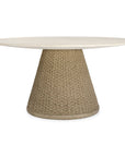 Cardoso - Indoor-Outdoor Dining Table - Brown / White / Woodtone