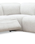 MS - Anaheim Seven-Piece Power Sectional - White