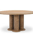 Treccia - Round Dining Table - Oak