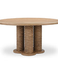 Treccia - Round Dining Table - Oak