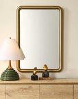 Atkinson - Modern Mirror - Brass