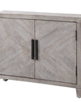 Adalind - Washed Accent Cabinet - White Washed