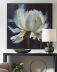 Peony - Framed Floral Art - Black