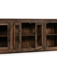 Jett - Wood 4 Door Cabinet - Natural