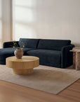 Emmy - Sectional Left - Dark Blue