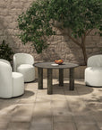 Sylvie - Outdoor Swivel Dining Chair - Cream