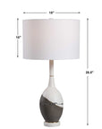 Tanali - Modern Table Lamp - White & Gray
