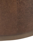 Clair - Leather Round Table