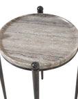 Nahunta - Accent Table - Dark Bronze / Gray
