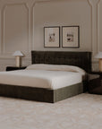 Sebastion - King Storage Bed - Green