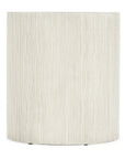 Serenity - Swale Round Side Table - White