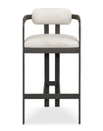 Kalmar - Outdoor Bar Stool - Black / White