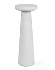 Lirra - Marble Drink Table - White