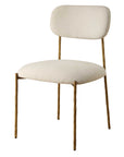 Capture - Dining Chair (Set of 2) - Gold / White