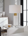 Vaeshon - Concrete Table Lamp - White