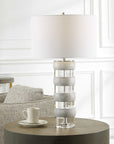 Band Together - Crystal & Wood Table Lamp