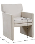 Colette - Dining Chair - Ivory
