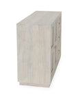 Isha - 3 Drawers 2 Door Cabinet - White Washed