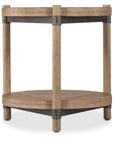 Vineyard Row - Round End Table - Light Brown